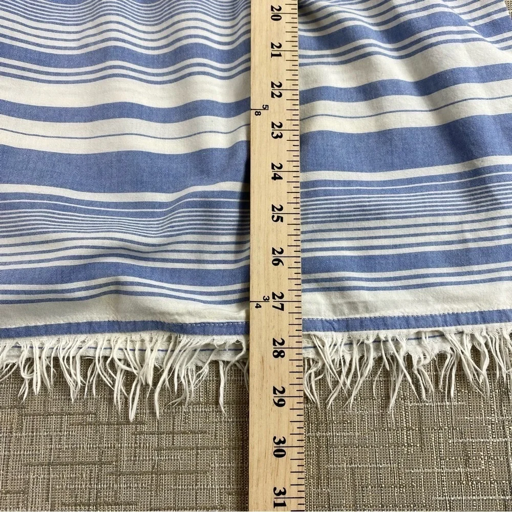 Lands End blue white